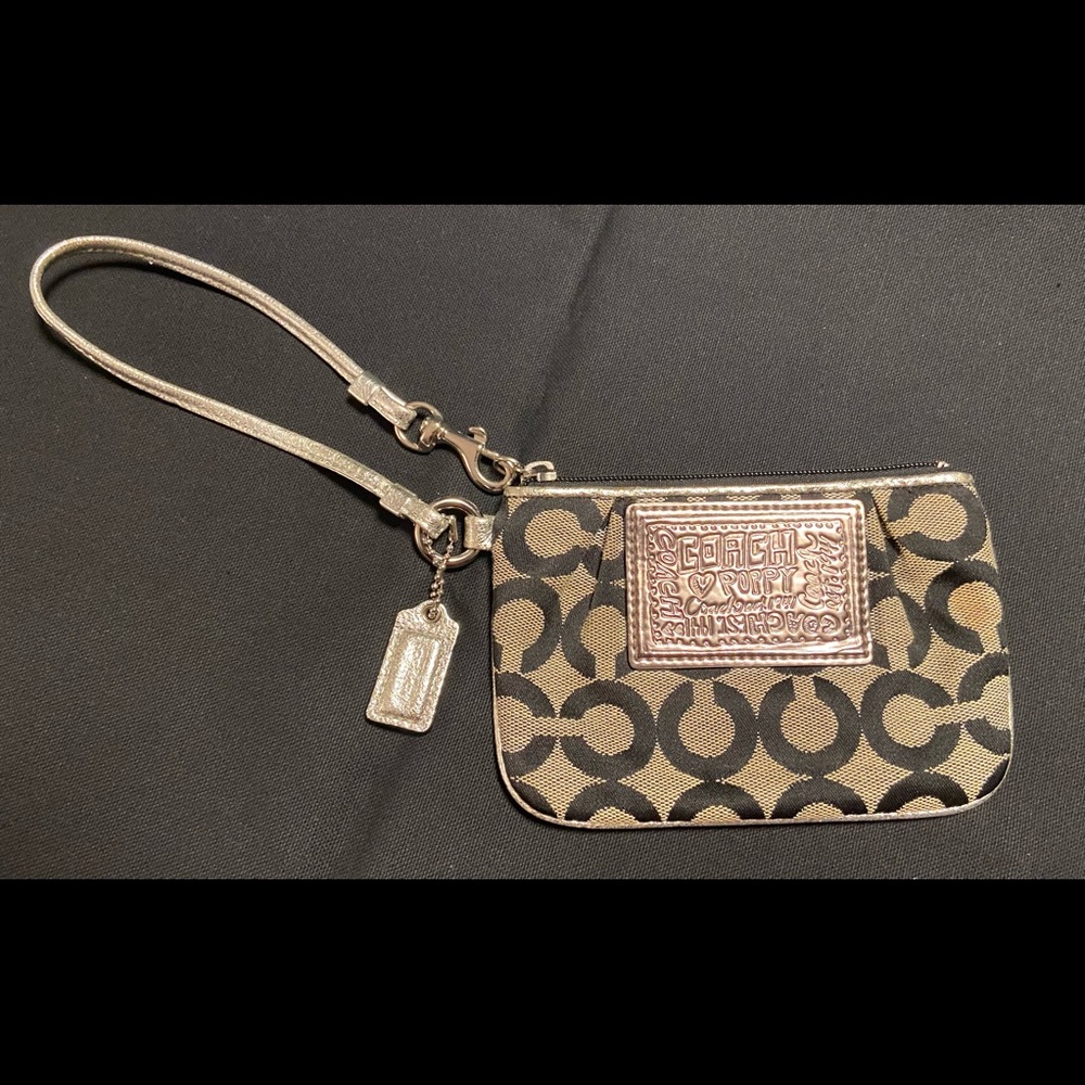 Coach Signature Wristlet